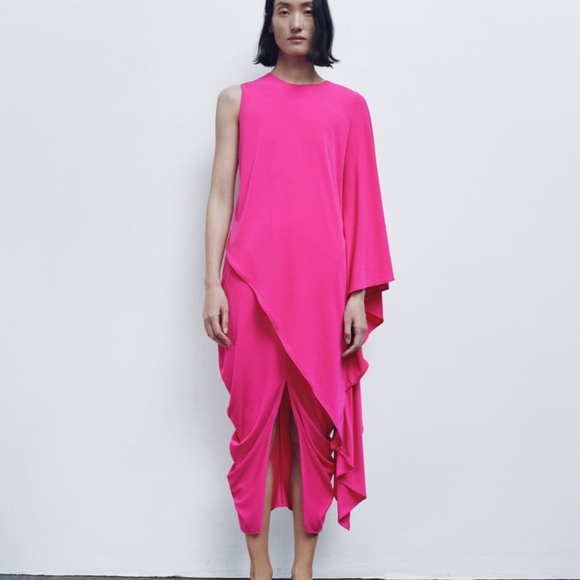 ZARA DRAPED SIDE SKIRT SIZE M - Picture 7 of 7